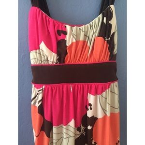 Cute, floral sleeveless floral dress! 🌸